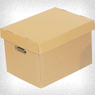 caja de carton archivo x 300 tapa y base