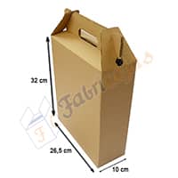 caja de carton tipo maletin